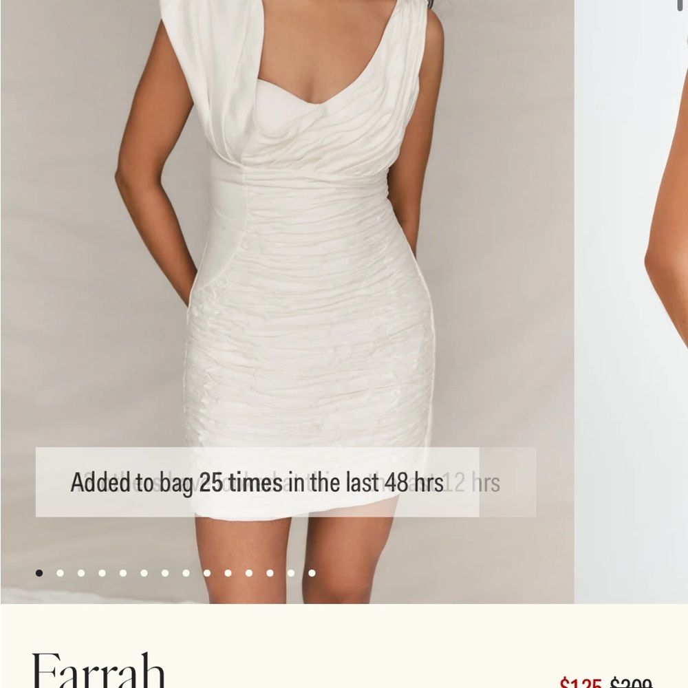 Meshki Farrah Structured Mini Dress